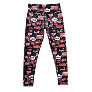 London Graphic Print Leggings – Size Small